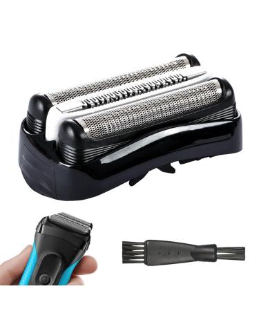 Clke replacement head for razor series 3 32b head for men's razor with a brush with double end compatible with brown Series 3 300S 310S 3000S 3020s 3030s 3040S 3050cc 3090cc (32b)