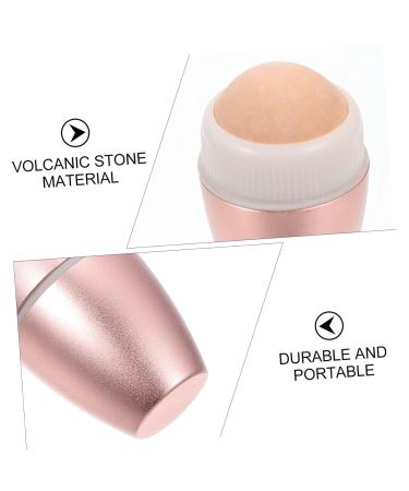Ipetboom Volcanic Stone Facial Massager Roller - Oil-Absorbing Skin Care Tool for Mini Massages - Aluminum Alloy Rollers for Radiant Skin - Buy Online on GoSupps.com