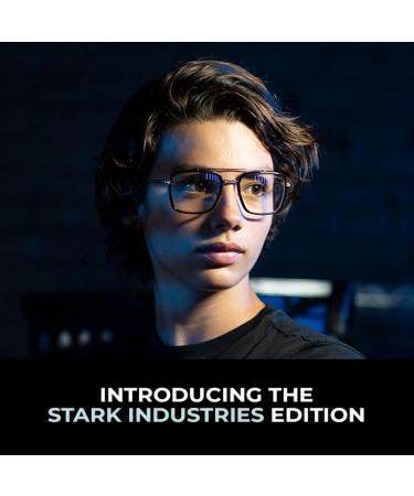 Gunnar Gaming Glasses Stark Industrial Edition | Clear 35% Blue Light Blocking Sunglasses - Buy Online on GoSupps.com