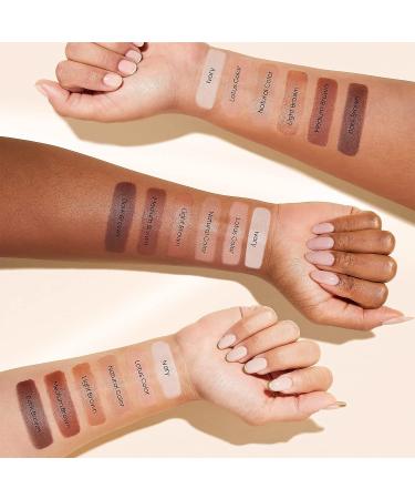 Double-End Cream Contour Highlighter Stick | Long-Lasting & Waterproof Bronzer | Professional Face & Body Makeup Stick (01 Ivory+Dark Brown) - Buy Online on GoSupps.com
