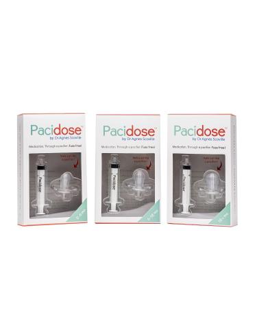Pacidose Pacifier Liquid Medicine Dispenser | Oral Syringe for Infant Baby 6-18 Months - Buy Online on GoSupps.com