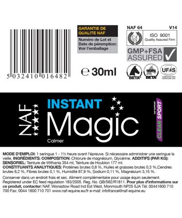 NAF 5 Star Instant Magic Calming Supplement 90 ml (Pack of 1) - Buy Online on GoSupps.com