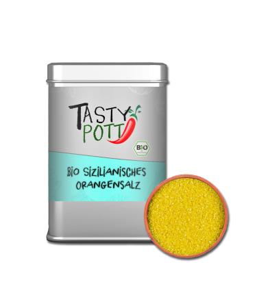 Jeske Sports Supplies Tasty Pott Salt I salt mixtures I salt I sea salt I salt I salt I salty I spices I herbs I cooking organic orange salt from Sicily 125 g