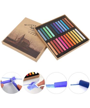 Restokki Hair Dyeing Chalk Hair Chalk Comb Non-Toxic Washable Hair Dye Crayon Salon Set Disposable Hair Dye Stick Suitable For Girls Children And Adolescents (24Colors) - Buy Online on GoSupps.com