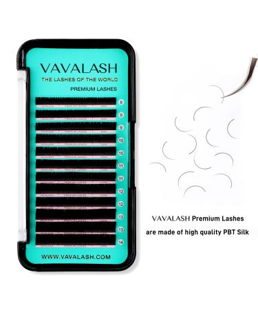 Premium Silk 0.03 D Curl Eyelash Extensions 13-20mm Individual Lashes - Soft Matte Dark Professional Eye Extension Supplies - Buy Online on GoSupps.com