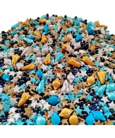 Edible Candy Cake Decoration Spacecraft Candy 95G Valentine's Day Birthday Halloween Thanksgiving Christmas party Team Dinner Cake Cupcake Cookies for Dessert Sprinkles - Buy Online on GoSupps.com