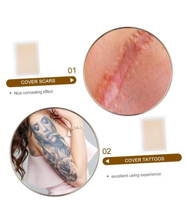 Silicone Scar Strips 14x10cm - Breathable, Thin, Ultra Concealing Tape for Burns, Stretch Marks, Surgeries - Light Skin Tone - Buy Online on GoSupps.com