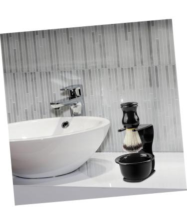 Premium Grooming & Shaving Stand Kit | Razor Brush Holder Soap Bowl Rack & Organizer for Travel - Safety Razor Rack & Shaving Tool Storage - Buy Online on GoSupps.com