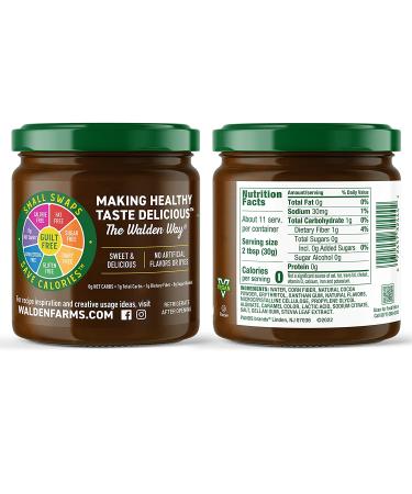 Walden Farms Chocolate Dipping 12oz Dessert Dip - Sugar & Calorie Free, Non-Dairy, Keto & Vegan Friendly - 2 Pack Jars - Perfect for Strawberries, Bananas, Pretzels, Cookies & Snacks - Buy Online on GoSupps.com