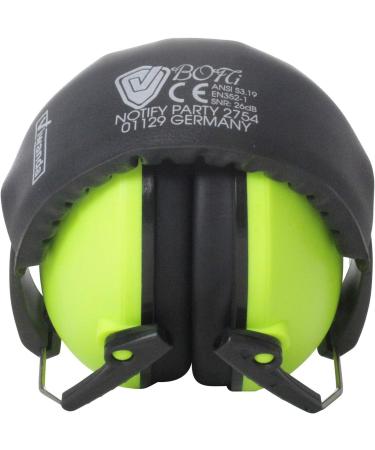 Viwanda Bon Ear Defenders Black - Children's Hearing Protection | Adjustable Headband - SNR 26dB | Lightweight for Teenagers & Adults - Lime Green - Buy Online on GoSupps.com