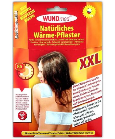 Natural Heat Plasters - 20 Pieces | 13x19 cm Pain Relief Back Plaster for International Shipping - Buy Online on GoSupps.com