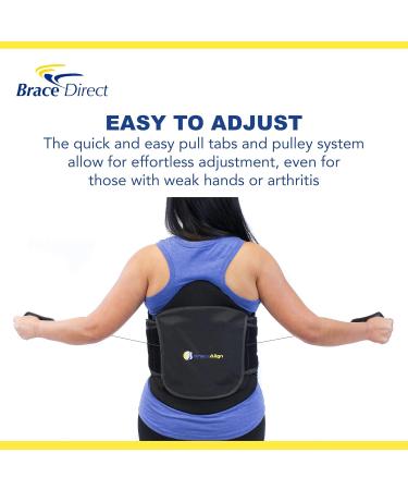 VertebrAlign LSO Medical Lower Back Brace - Pain Relief for Herniated Discs Sciatica & More | Universal Fit & Adjustable Support - Buy Online on GoSupps.com