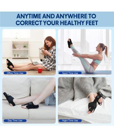 Bunion Corrector for Women & Men - Toe Separator & Straightener for Pain Relief - Hallux Valgus Brace - Lightweight, Comfortable & Reusable - One Size - Buy Online on GoSupps.com