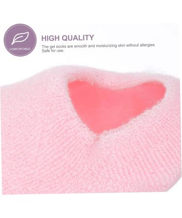 Beavorty 1 Pair Gel Socks Hydrating Lotion Foot Repair Socks Hydrating Socks Cracked feet Socks Heel feet Lotion Female Moisturizing Foot Cover Miss spa Outer Cotton Yarn Skin Care - Buy Online on GoSupps.com