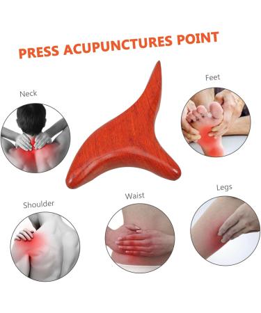 Healeved Gua Sha Lifting Tool & Thai Foot Massage Device | Body Massage Roller for Muscle Relief | Wooden Bamboo Trigger Massager - Buy Online on GoSupps.com