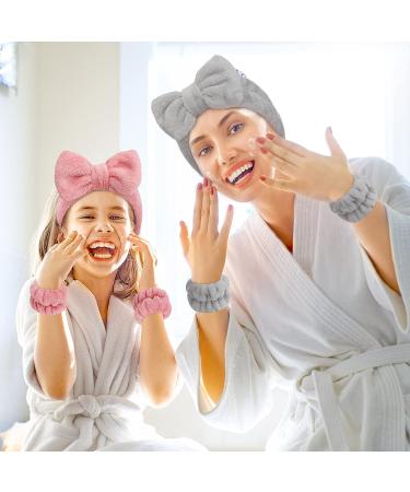 12 PCS Microfiber Spa Headband and Wristband Set for Women - Elegant Style for Skincare, Makeup, and Face Washing - Buy Online on GoSupps.com