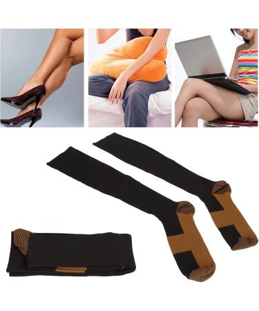 XXL Compression & Diabetic Socks for Pain Relief - Copper Fiber Soft & Breathable Improve Blood Circulation - Buy Online on GoSupps.com