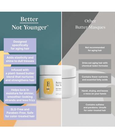 Better Not Younger Hair Redemption Restorative Butter Masque 6.8 Fl OZ - Nourishing Hair Treatment - Buy Online on GoSupps.com