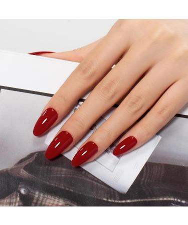 MEGIOR Red Gel Nail Polish 15ml Gel Polish 1PCS Soak Off UV LED Nail Gel Polish for Nail Art Manicure Salon DIY Home for Women Girls Nails - Buy Online on GoSupps.com