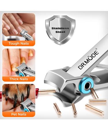 Heavy Duty Nail Clippers for Men - Ultra Sharp Ingrown Toenail Clippers for Thick Nails with Wide Opening - Perfect for Seniors - Buy Online on GoSupps.com