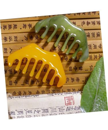 Shop Hapinary Beeswax Massage Comb Set - Head Scalp Massage Tool for Parents | Ideal Gifts & Skin Care Device | International Shipping Available - Buy Online on GoSupps.com