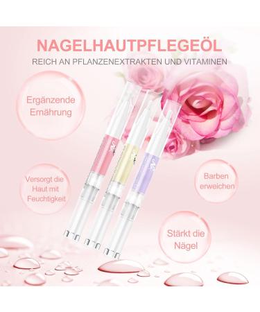 Nail & Cuticle Oil Set - 15 Natural Nail Care Pens for Repair & Protection | Aisely Cosmetics - Buy Online on GoSupps.com