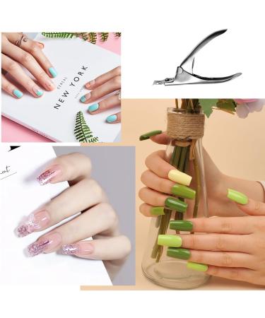 Professional Stainless Steel False Nail Tip Clipper Nail Clipper Precision Manicure Tool Nail Extension Clipper - Buy Online on GoSupps.com