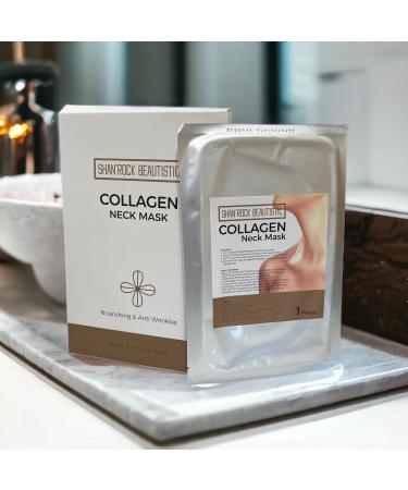 SHAN ROCK BEAUTISTIC 2pc Luxury Collagen Neck Mask - Anti-Wrinkle Hydrating & Anti-Aging Moisturizer for Rejuvenation & Tightening - Buy Online on GoSupps.com