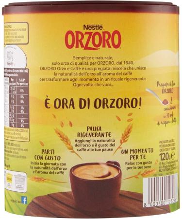  Nestl 12x Orzoro Caffe e Orzo solubile barley and instant coffee Nestl instant barley coffee 120 g - Buy Online on GoSupps.com