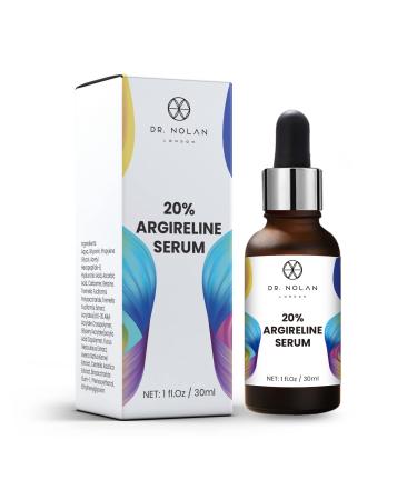 Dr Nolan Argireline Serum   20% Argireline Solution with 5% Hyaluronic Acid  Vitamin C Serum   Anti-Aging Serum for Collagen Stimulation and Radiant Skin   Anti-Wrinkle Peptides Serum for Face