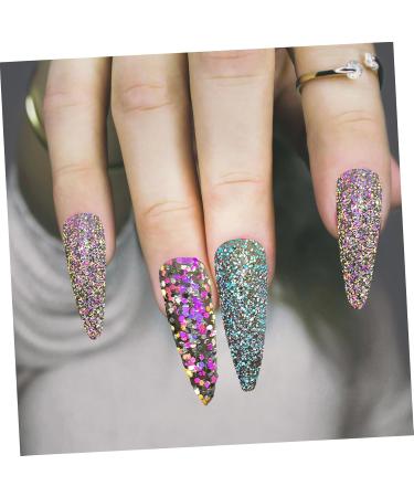  MUCKLILY Nail Art Glitter Sequins 6 Colors Nails Glitter Flakes Nail Art Supplies Shiny Acrylic Nails Powder Confetti Nail Sparkle Glitter For Nails Decoration Manicure - Buy Online on GoSupps.com