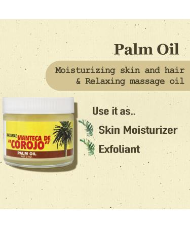 Phamark Manteca De Corojo Palm Oil 2oz - Buy Online on GoSupps.com