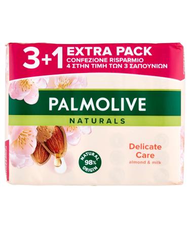 Palmolive - Delicate Care Toiletry Soap with Almond Milk - 360 g 4 Pieces