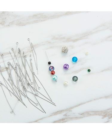 DanLingJewelry 304 Stainless Steel 24-Gauge Eye Pins for Jewelry Making - 50mm - Pack of 100 - Buy Online on GoSupps.com