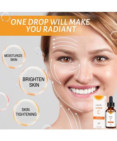 Vitamin C Serum for Face Skincare Serum 20% Vitamin C with Hyaluronic Acid Vitamin E Moisturiser Face Women Skin Care Anti Aging Brightening Wrinkle Facial Serum(30 ml) (Vitamin C) - Buy Online on GoSupps.com