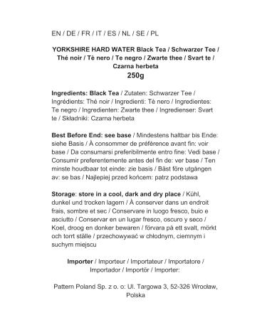 Yorkshire Tea for Hard Water - Strong Black English Tea | 80 Bags | Refreshing & Responsible Origin - Buy Online on GoSupps.com