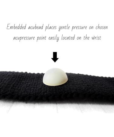 Acupressure Bracelets for Motion Sickness - Stylish Anti-Nausea Wristbands Adjustable Closure Natural Travel Relief (Rainbow XL - Buy Online on GoSupps.com