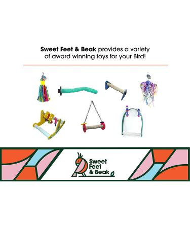 Safety Pumice Perch for Birds | Trim Nails and Beak | Promote Healthy Feet | Non-Toxic | X-Small 6 Blue - Buy Online on GoSupps.com