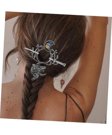 PLAFOPE Vintage Hairpin Knot Hairpin Hair Slider Pin Hair Chopsticks Viking Hairpin Hair Sticks for Long Hair Bun Clips for Hair Ponytail Bun Holder Hair Styling Pins Hair Cuff Shawl Pin - Buy Online on GoSupps.com