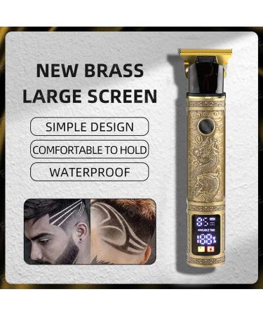 5DR DRACLISS Cordless Hair Clippers for Men & Women - Zero Gapped T-Blade Trimmer with LCD Display - Perfect for Beard & Hair Edging - Buy Online on GoSupps.com