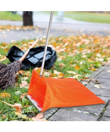 Shakven Handled Dustpans - Garden Long Handle Dust Pan - Cleaning Supplies Ergonomic Handle Cleaning Dustpan with Collector Bag for Recycle Leaves Twigs - Buy Online on GoSupps.com