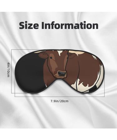 Animal Cow Soft Sleep Eye Mask Female Breathable Eye Patch Perfect for Travel and Relaxation - Buy Online on GoSupps.com
