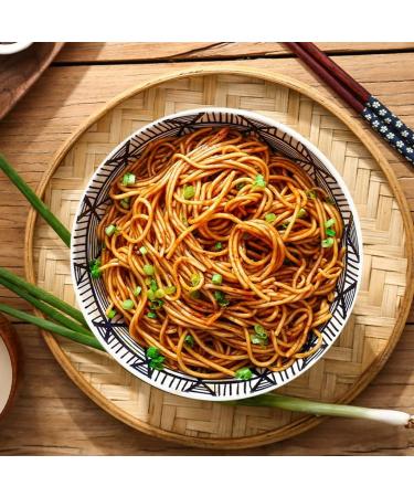 Mkostlich Wuhan Hot Dry Noodles Spicy Ramen Noodle Instant Chinese Classic Noodles Served with Sesame Paste Chili Oil Seasoning Sauce Chewy Wheat Noodles Pack of 2  - Buy Online on GoSupps.com