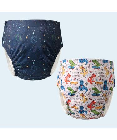 Amagogo XL Adult Washable Fabric Diapers Adjustable Soft Fast-Drying & Reusable - Buy Online on GoSupps.com