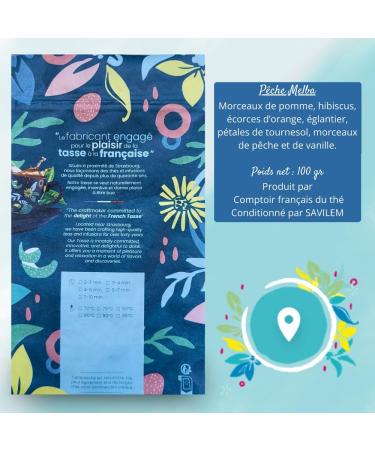 Coffret Mug "JE T'AIME" + 2 Infusions Gourmandes COMPTOIR FRAN AIS DU TH 20g + Boule Th | D clarez votre Amour votre MAMAN Nectar / P che - Buy Online on GoSupps.com