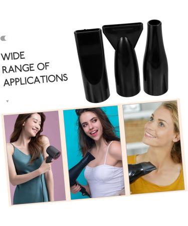 Didiseaon 3pcs Pet Water Blower Accessories Diffuser Hairdryer Blow Dryer Nozzle Hair Dryer Hair Dryer Attachment Nozzle Dryer Nozzle Replacement Hairdressing Tool The Dog Mouthpiece Abs 12.00X6.10X4.00CM Black - Buy Online on GoSupps.com