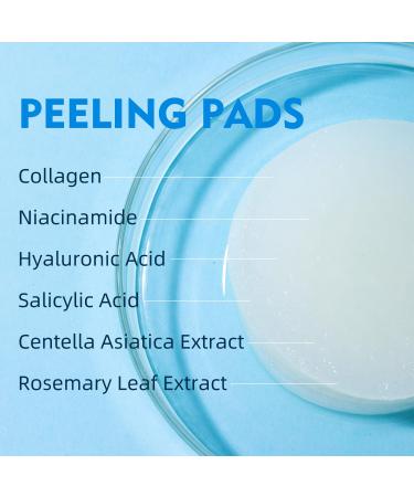 IREV Facial Toner Pads for Exfoliation and Pore Care with Hyaluronic Acid Salicylic Acid Collagen Hydrating Facial Treatment Pore Minimizer Redness Relief Radiant Skin 100 Count - Buy Online on GoSupps.com