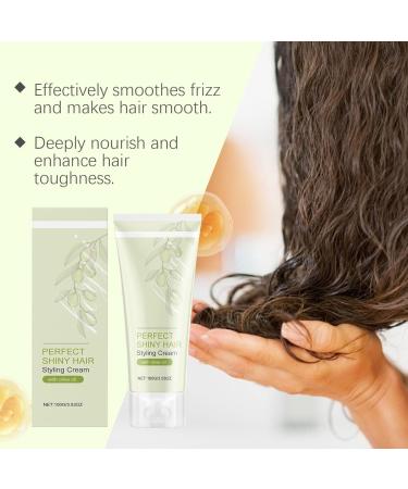 Hair Gloss Styling Cream Styling cream for curly hair regenerates and improves frizz creating a natural look 100g (1PC) - Buy Online on GoSupps.com