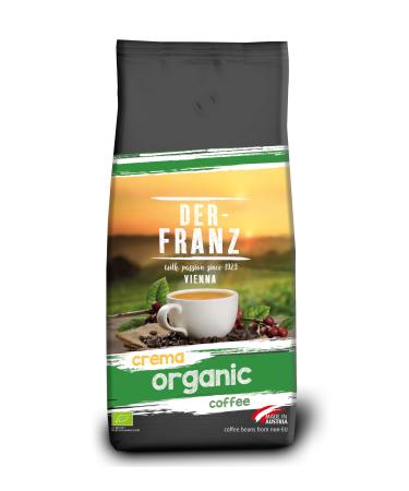 Der-Franz Crema bio Caf moulu 1000 g Crema bio 1 kg (Lot de 1)