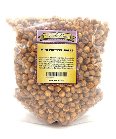 Mini Pretzel Balls, Bulk Size (2 lb. Resealable Zip Lock Stand Up Bag)